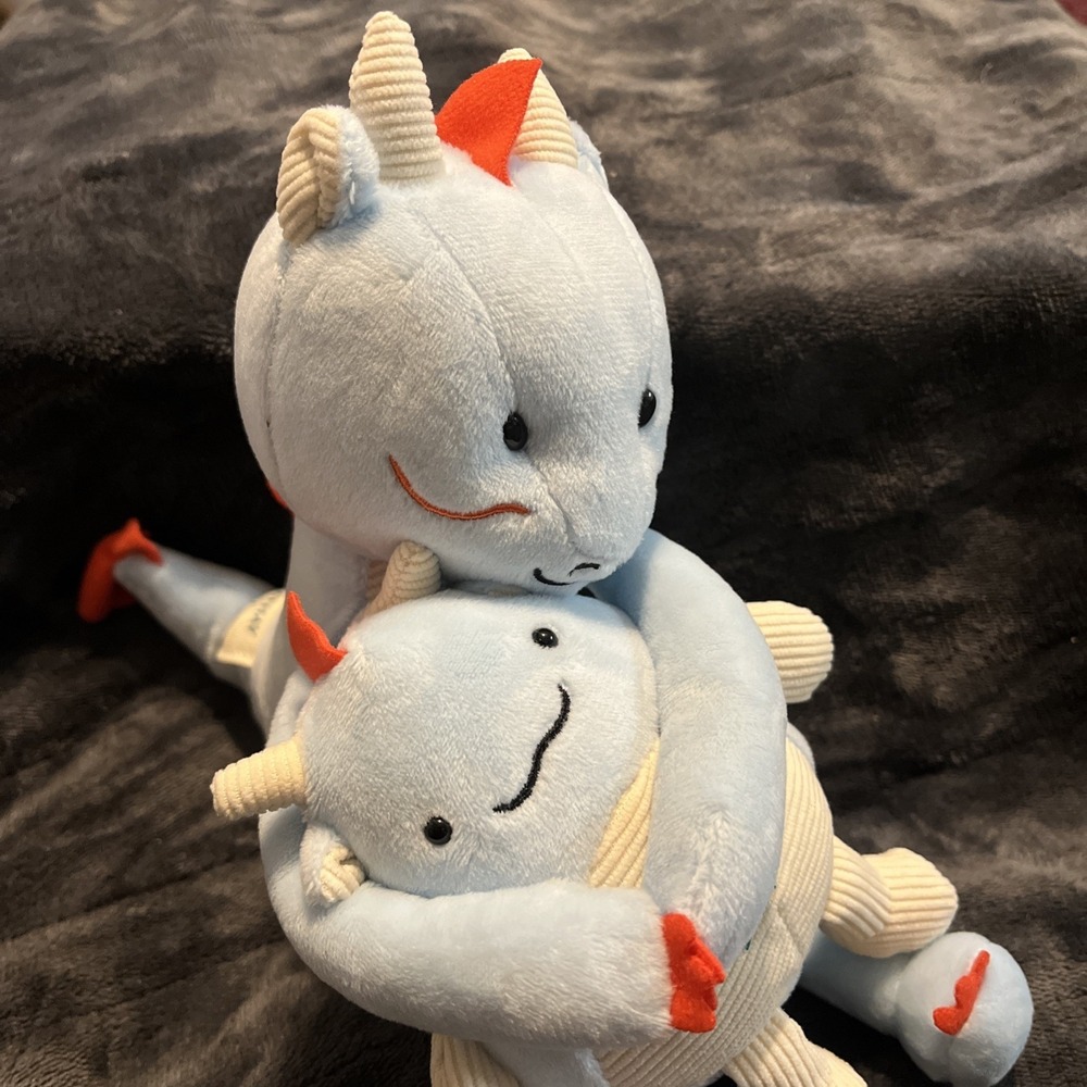 Cathay Pacific Airway'sDaddy & Baby Dragon Soft Toy 2024 Year Of The Dragon Toys - Picture 2 of 7
